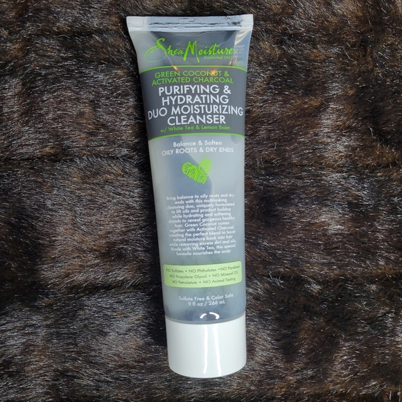 Shea Moisture Green Coconut‎ Charcoal Purifying Duo Moisturizing Cleanser Set - Picture 2 of 7